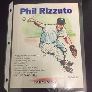New York Yankees Daily News Phil Rizzuto